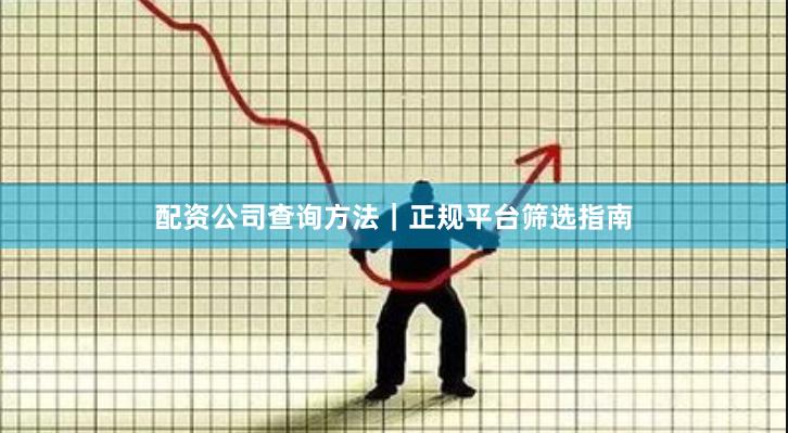 配资公司查询方法|正规平台筛选指南